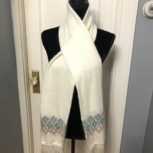 White scarf